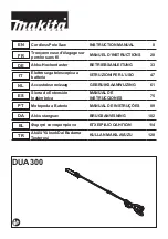 Preview for 1 page of Makita DUA300 Instruction Manual