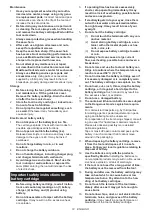 Preview for 12 page of Makita DUA300 Instruction Manual