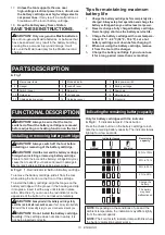 Preview for 13 page of Makita DUA300 Instruction Manual