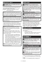 Preview for 16 page of Makita DUA300ZB Instruction Manual