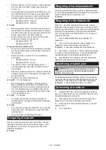 Предварительный просмотр 123 страницы Makita DUA301PT2 Instruction Manual