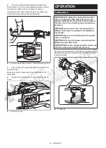 Preview for 14 page of Makita DUA301Z Instruction Manual