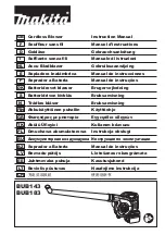 Makita DUB183Z Instruction Manual preview