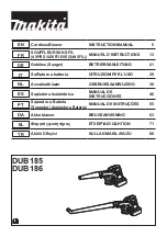 Makita DUB185 Instruction Manual preview