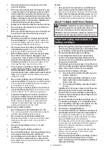 Preview for 6 page of Makita DUB185F001 Instruction Manual