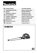 Makita DUB361 Instruction Manual preview