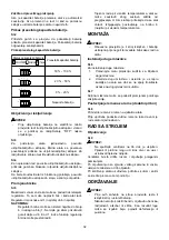 Preview for 32 page of Makita DUB362 Instruction Manual