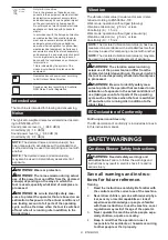 Preview for 9 page of Makita DUB363 Instruction Manual