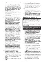 Предварительный просмотр 20 страницы Makita DUB363 Instruction Manual