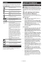 Preview for 3 page of Makita DUC101 Instruction Manual