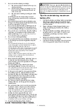 Предварительный просмотр 7 страницы Makita DUC101 Instruction Manual