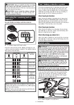 Предварительный просмотр 9 страницы Makita DUC101 Instruction Manual