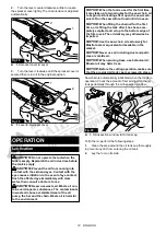 Preview for 12 page of Makita DUC101SF Instruction Manual