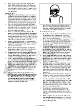 Preview for 10 page of Makita DUC101Z Instruction Manual