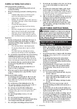 Preview for 11 page of Makita DUC101Z01 Instruction Manual