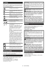 Preview for 43 page of Makita DUC101Z01 Instruction Manual