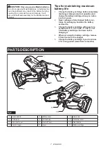 Preview for 7 page of Makita DUC150 Instruction Manual