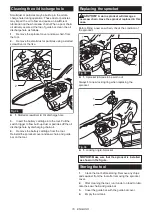 Предварительный просмотр 16 страницы Makita DUC150 Instruction Manual