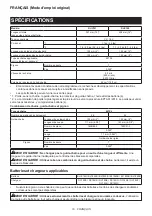 Preview for 19 page of Makita DUC150 Instruction Manual