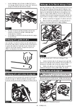 Предварительный просмотр 34 страницы Makita DUC150 Instruction Manual