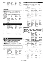 Preview for 196 page of Makita DUC204 Instruction Manual