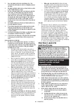 Предварительный просмотр 89 страницы Makita DUC254C Instruction Manual