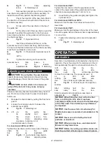 Preview for 21 page of Makita DUC256 Instruction Manual