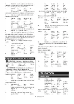 Preview for 40 page of Makita DUC256 Instruction Manual