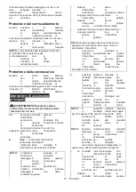 Preview for 76 page of Makita DUC256 Instruction Manual