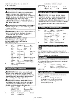 Preview for 154 page of Makita DUC256 Instruction Manual