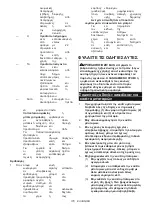 Preview for 170 page of Makita DUC256 Instruction Manual