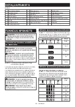 Preview for 60 page of Makita DUC256C Instruction Manual