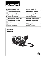 Makita DUC302 Instruction Manual preview