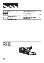 Makita DUC302RF2 Instruction Manual preview