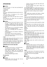 Preview for 13 page of Makita DUC302Z Instruction Manual