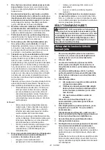 Preview for 43 page of Makita DUC303Z Instruction Manual