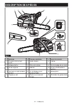 Preview for 31 page of Makita DUC304 Instruction Manual