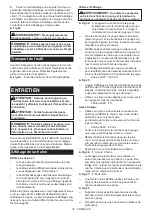 Preview for 32 page of Makita DUC307ZX1 Instruction Manual