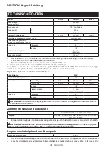 Preview for 36 page of Makita DUC307ZX1 Instruction Manual