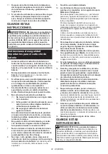 Preview for 82 page of Makita DUC307ZX1 Instruction Manual