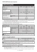 Preview for 92 page of Makita DUC307ZX1 Instruction Manual