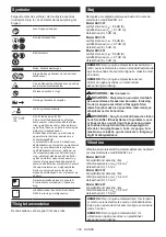 Preview for 106 page of Makita DUC307ZX1 Instruction Manual