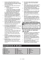 Preview for 109 page of Makita DUC307ZX1 Instruction Manual