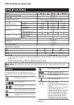 Preview for 8 page of Makita DUC353PT4J Instruction Manual