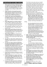 Preview for 10 page of Makita DUC355 Instruction Manual