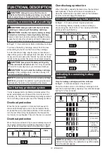 Preview for 12 page of Makita DUC355 Instruction Manual