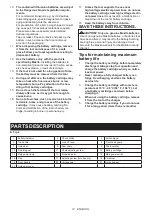 Preview for 12 page of Makita DUC356 Instruction Manual