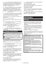 Preview for 71 page of Makita DUC356 Instruction Manual