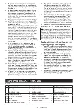 Preview for 123 page of Makita DUC356 Instruction Manual