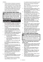 Preview for 12 page of Makita DUC356PT4BX Instruction Manual